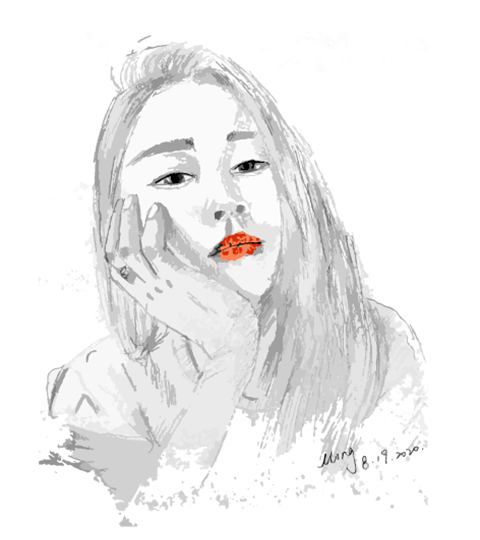 Miran's self-portrait